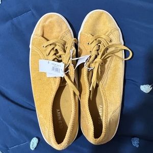 Old Navy Mustard Corduroy Shoes